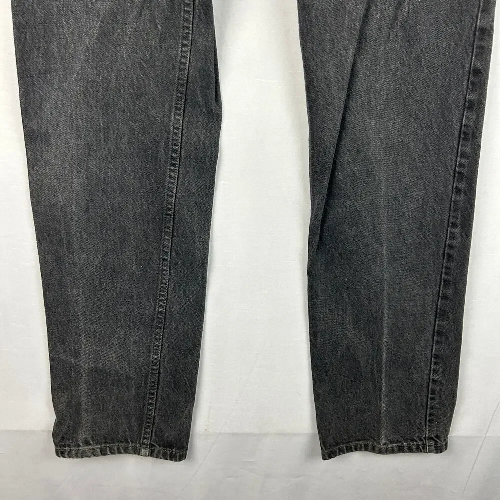 Levi's 505 Regular Fit Jeans Black Vintage 80s Men's Size 36x34 (Measures 34x34)